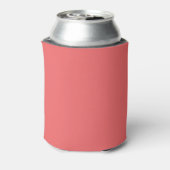 Coral Modern Script Brautparty Cooler Dosenkühler (Kanne Rückseite)