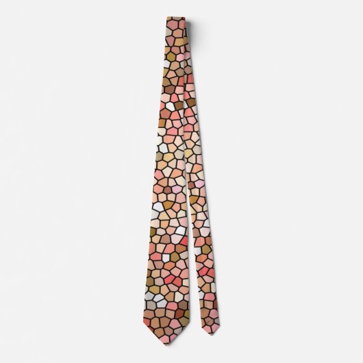Coral Mosaic Beads Krawatte (Vorderseite)