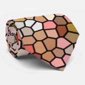 Coral Mosaic Beads Krawatte (Gerollt)