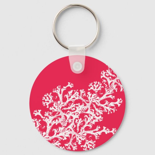 Coral Motif Schlüsselanhänger (Vorderseite)