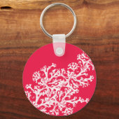 Coral Motif Schlüsselanhänger (Vorderseite)