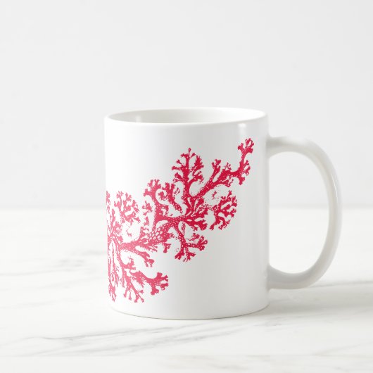 Coral Motif Tasse (Rechts)