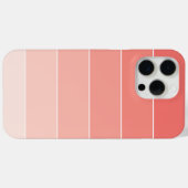 Coral Ombré Streifen Case-Mate iPhone Hülle (Rückseite (Horizontal))