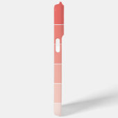 Coral Ombré Streifen Case-Mate iPhone Hülle (Rückseite / Rechts)