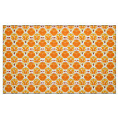 Coral Orange und Cream Batik Muster Stoff (Fat Quarter (45,7 x 55,9 cm))