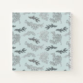 Coral Pattern Vacation Rental Guest Book Notizblock (Rückseite)