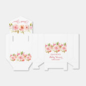 Coral peach dahlia Blume Kinderdusche Danke Geschenkschachtel (Ungefaltet)