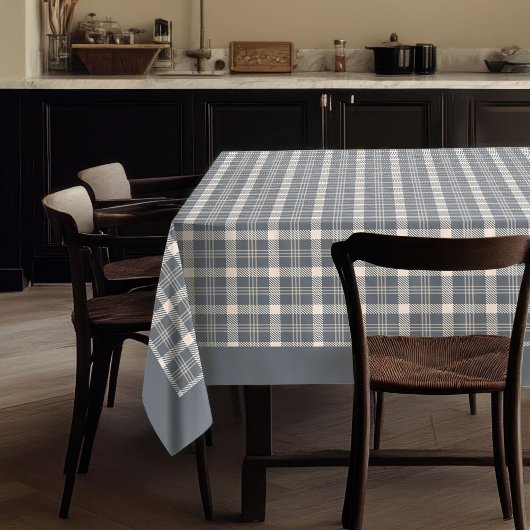 Coral Peach Gray Kariert Tableclout zum gemütliche Tischdecke