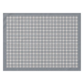 Coral Peach Gray Kariert Tableclout zum gemütliche Tischdecke (Vorderseite (Horizontal))