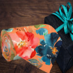 Coral Peach Indigo Navy Blue Rose Floral Neck Tie Krawatte<br><div class="desc">Korallenpfirsich,  rosa,  Indigoblau Blumen Schöne Blume Blumenstrauß Rose Neck Tie. Ideal für feierliche Anlässe und Hochzeiten!</div>