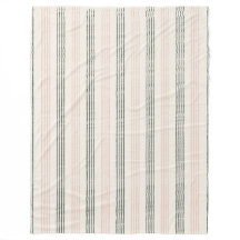 Coral Peach Moderner Minimalistisch Stripe Boho