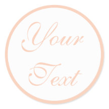 Coral/Peach Wedding Umschlag Aufkleber mit benutze