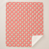Coral & Pearls Elegante weiche Wurfdecke Sherpadecke (Vorderseite)