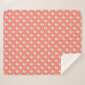 Coral & Pearls Elegante weiche Wurfdecke Sherpadecke (Vorderseite (Horizontal))
