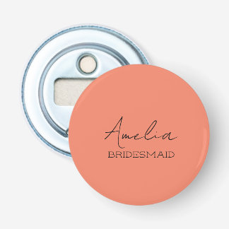 Coral Personalisiert Bridesmaid Flaschenöffner