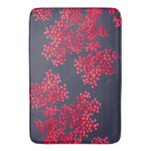 Coral Pink Blume Buds Badematte (Vorderseite Vertikal)