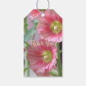 Coral Pink Dankesmarken Geschenkanhänger (Rückseite)