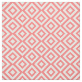 Coral Pink Diamonds Pattern Stoff (Muster)