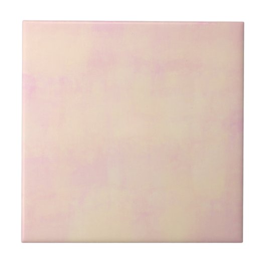 Coral Pink Earthy Pastel Tones Fliese (Vorderseite)