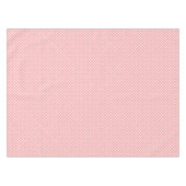 Coral Pink Gingham Pattern Tischdecke (Vorderseite (Horizontal))