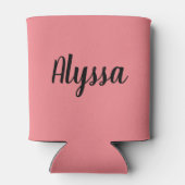 Coral Pink Girls Weekend kann kühlen Dosenkühler (Rückseite)