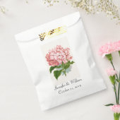 Coral Pink Hydrangea Gastgeschenk Hochzeit Bag Geschenktütchen (Versiegelt)
