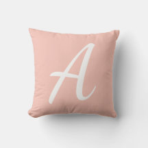 Coral Pink Monogram