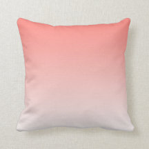 Coral Pink Ombre Gradient Kissen