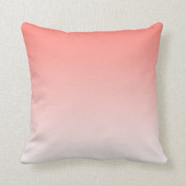 Coral Pink Ombre Gradient Kissen
