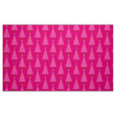 Coral Pink Ombre Moderner Weihnachtsbaum Stoff (Fat Quarter (45,7 x 55,9 cm))