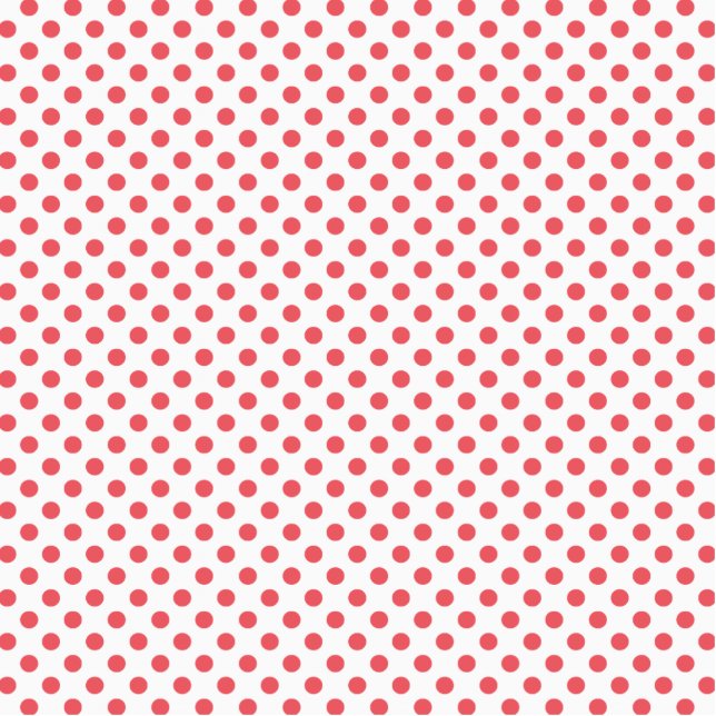 Coral Pink Polka Dots von Shirley Taylor Freistehende Fotoskulptur (Vorne)