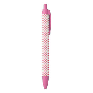 Coral Pink Polka Dots von Shirley Taylor Kugelschreiber