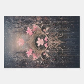 Coral Pink Princess, Royal Fantasy Geschenkpapier Set (Vorderseite 2)