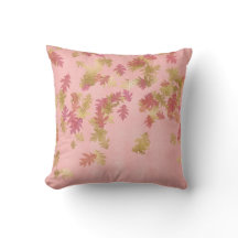 Coral Pink Rose Gold Leafs Foxier Pastel