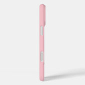 Coral Pink Roses mit Jade Green Blätter Case-Mate iPhone Hülle (Rückseite / Rechts)