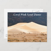 Coral Pink Sand Dunes Postkarte (Vorne/Hinten)