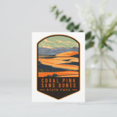 Coral Pink Sand Dunes Staat Park Postkarte (Stehend Vorderseite)