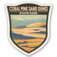 Coral Pink Sand Dunes Staat Park Utah Vintag