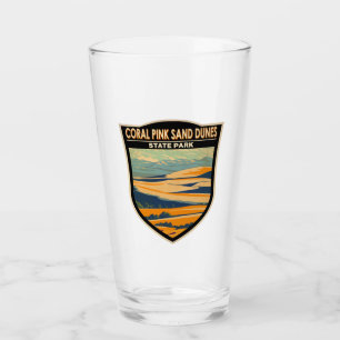 Coral Pink Sand Dunes Staat Park Utah Vintag Glas