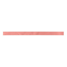 Coral Pink Satin Ribbon Satinband