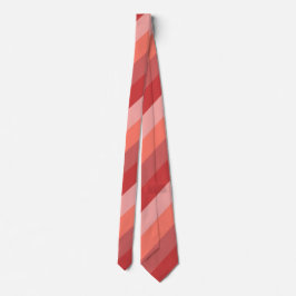 Coral Pink Stripes Neck Tie Krawatte
