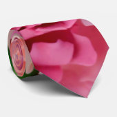 Coral & Pink Tee Rose Blume Krawatte (Gerollt)