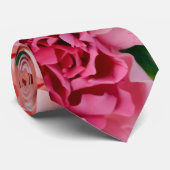 Coral & Pink Tee Rose Blume Krawatte (Gerollt)