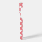 Coral pink Tennis drucken iPhone 14 Pro Max Fall iPhone Hülle (Linke Seite)