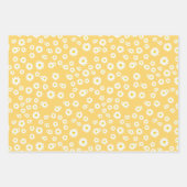 Coral, Pink und Yellow Boho Frühlingsmuster Geschenkpapier Set (Vorderseite 2)