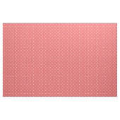 Coral Polka Dot Hearts Stoff (Fat Quarter (45,7 x 55,9 cm))