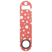 Coral Polka Dot