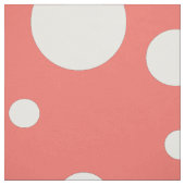 Coral Polka Dot Stoff (Muster)