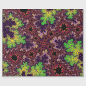 Coral Rainbow Speckle Geschenkpapier (Flach)