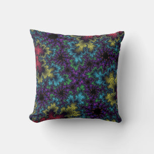 Coral Rainbow Speckle Kissen
